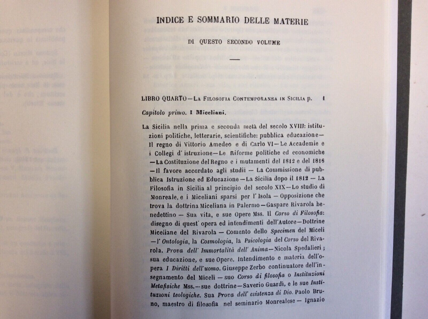 STORIA DELLA FILOSOFIA IN SICILIA, DI GIOVANNI, FORNI EDITORE, da tempi antichi