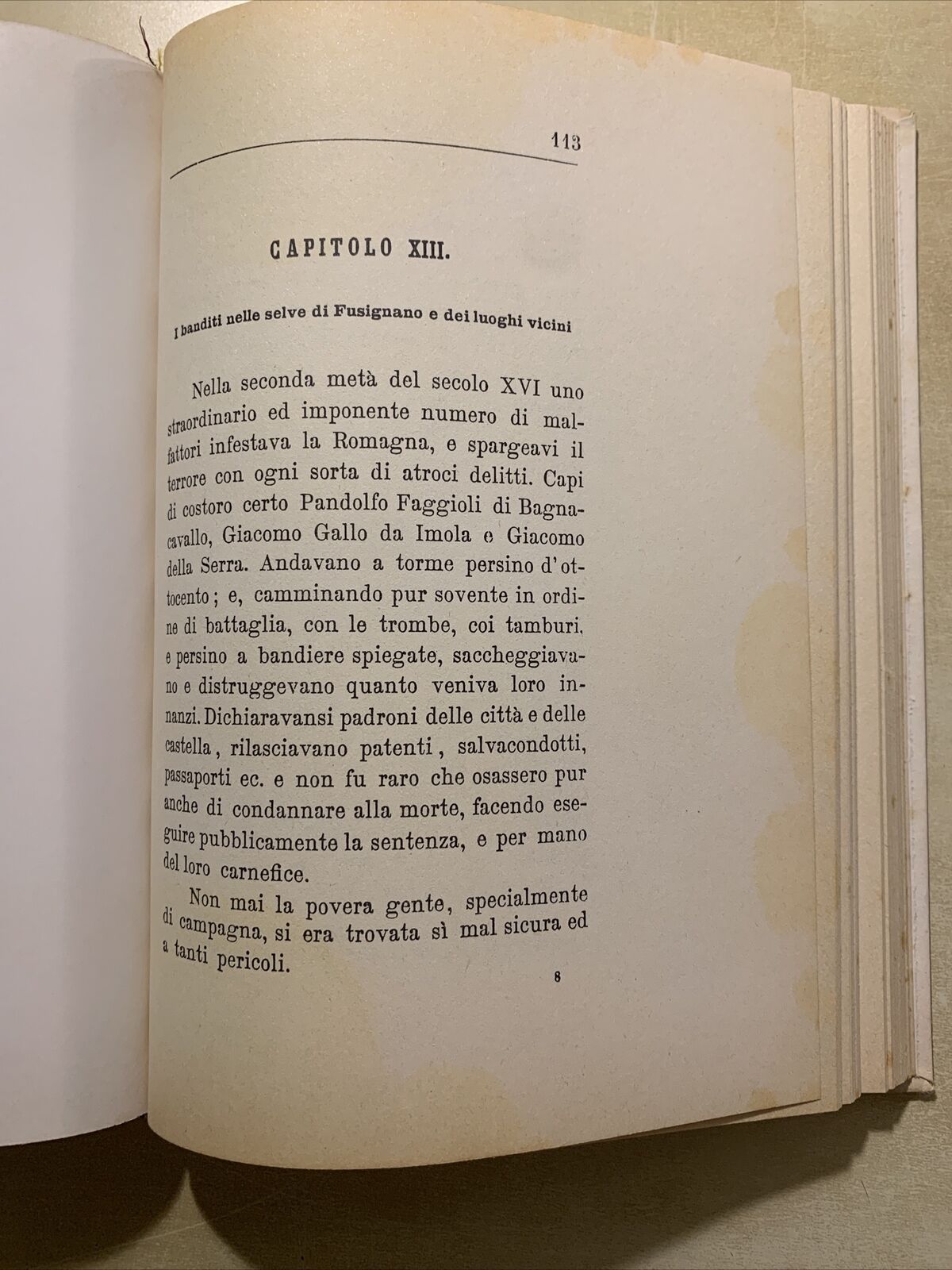 STORIA DI FUSIGNANO - Giuseppe Fignagnani. Atesa editrice 1977