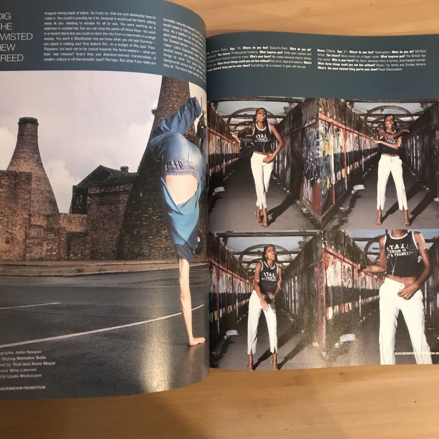 SLEAZENATION magazine oct 2001 - volume 4 issue 09 - Art Fashion Music Design