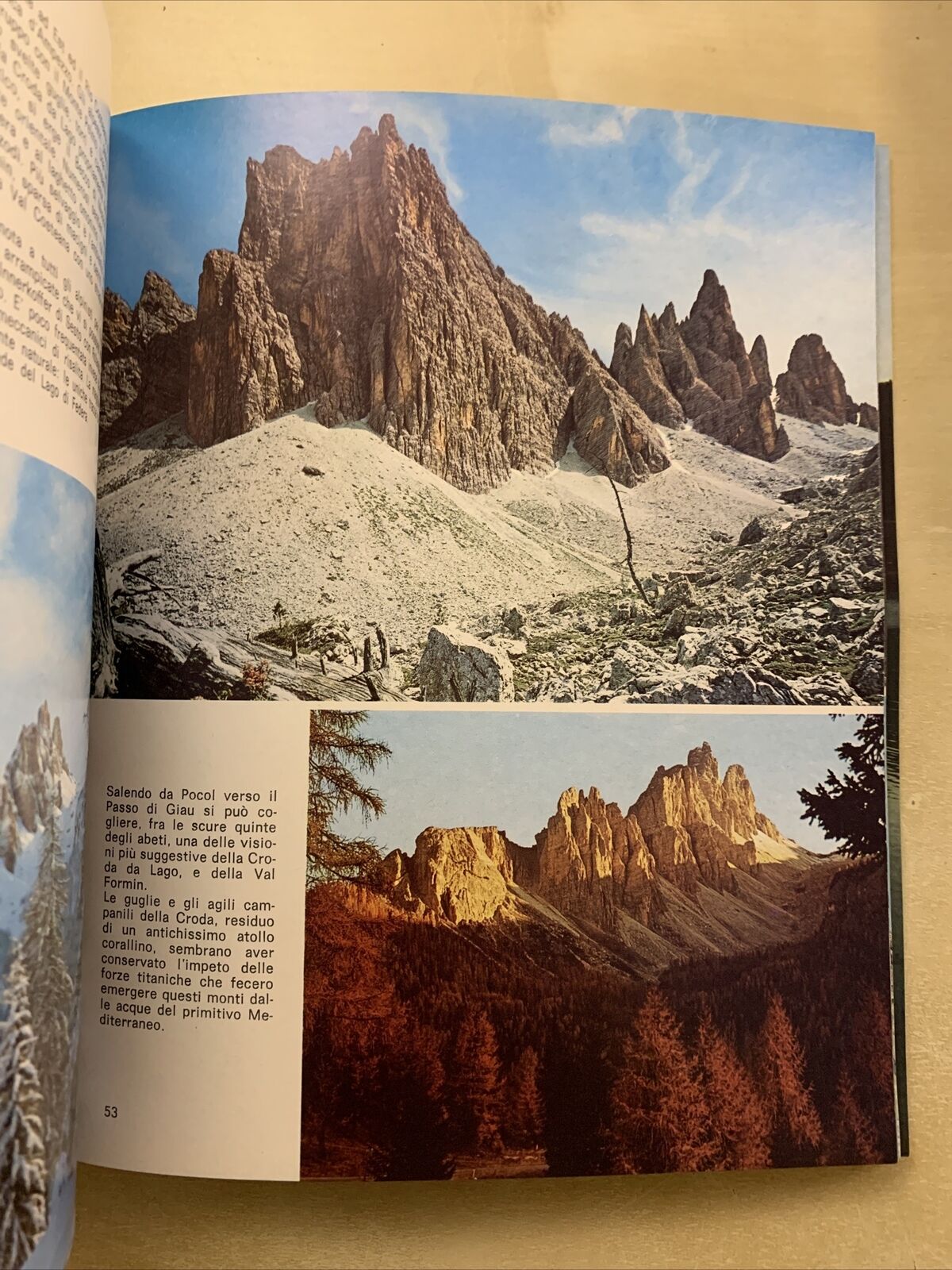 CORTINA D'AMPEZZO le dolomiti d'Ampezzo, Monte Pelmo, Cime di Lavaredo. 1980