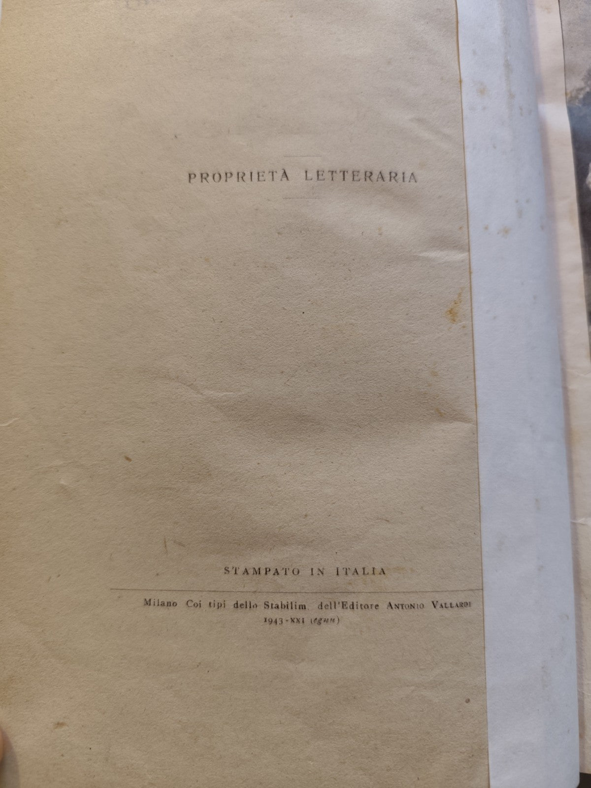 La perla sanguinosa - Emilio Salgari, Vallardi 1943