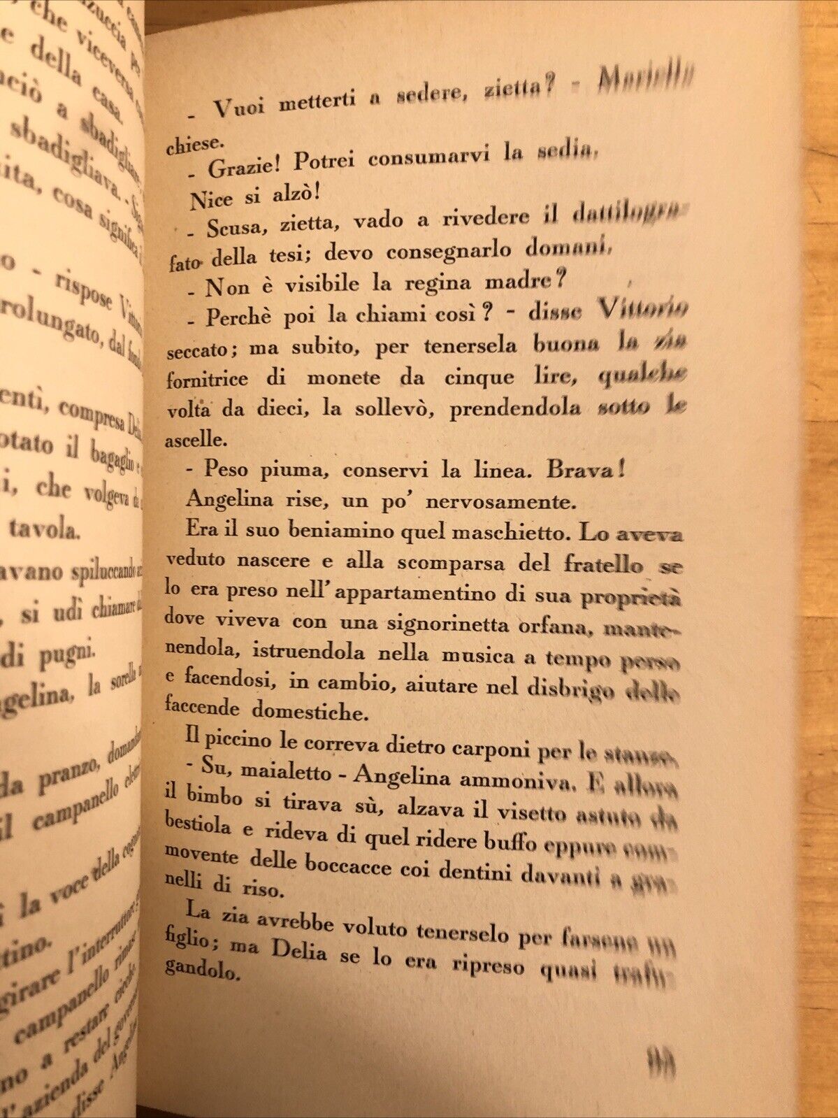 L'Uomo senza volto, Clarice Tartufari - Tosi 1941