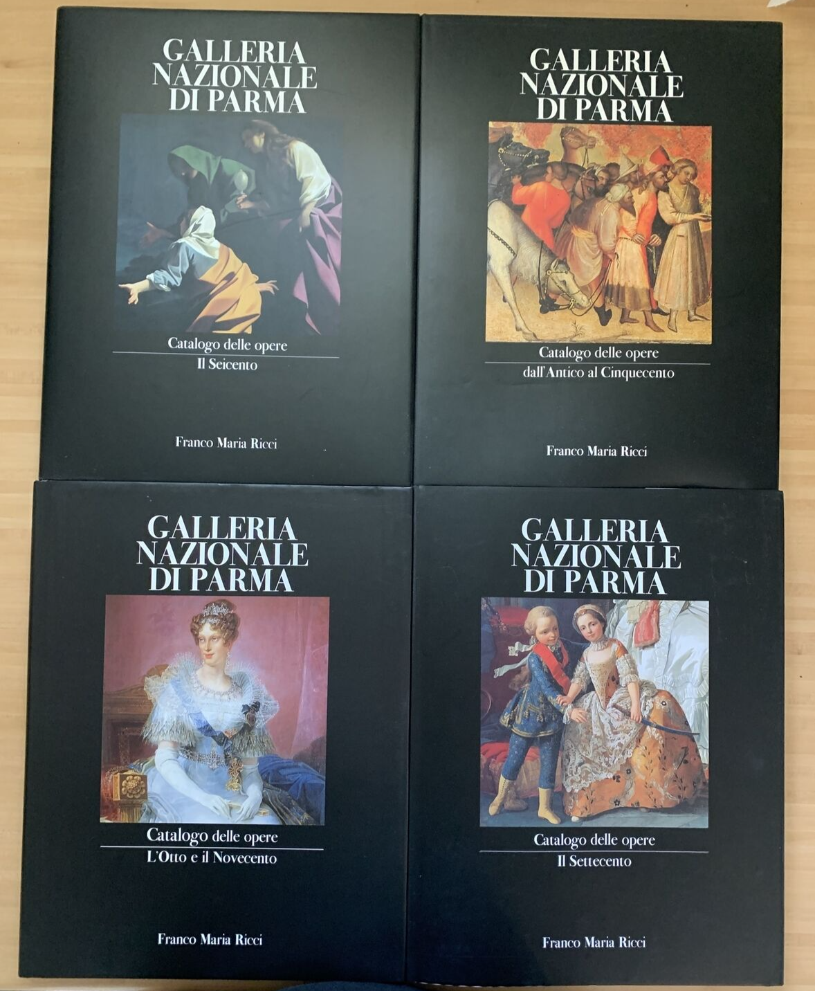 GALLERIA NAZIONALE DI PARMA - FRANCO MARIA RICCI, 4 volumi #