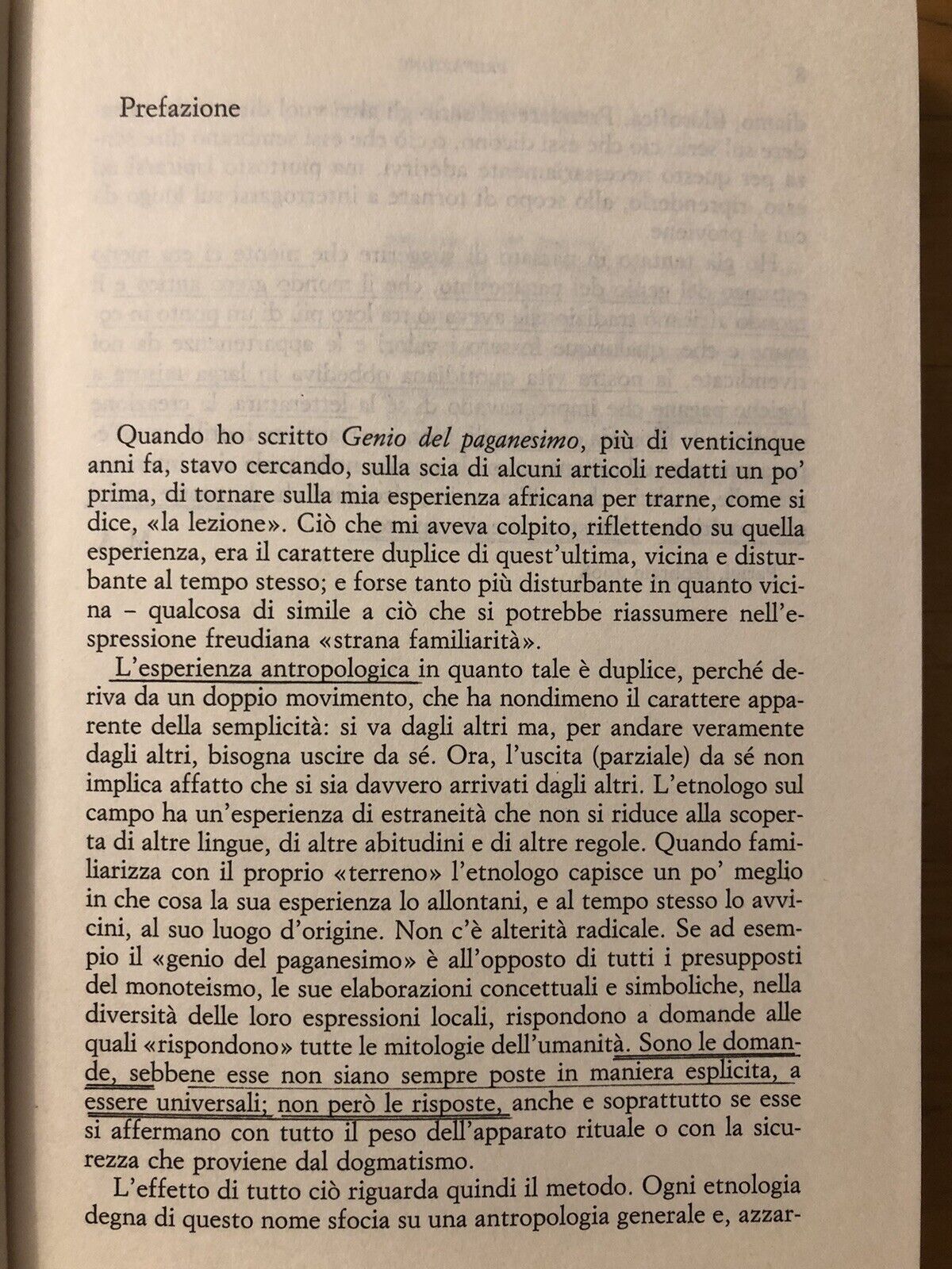 Genio del paganesimo Marc Augé - Bollati Boringhieri 2008