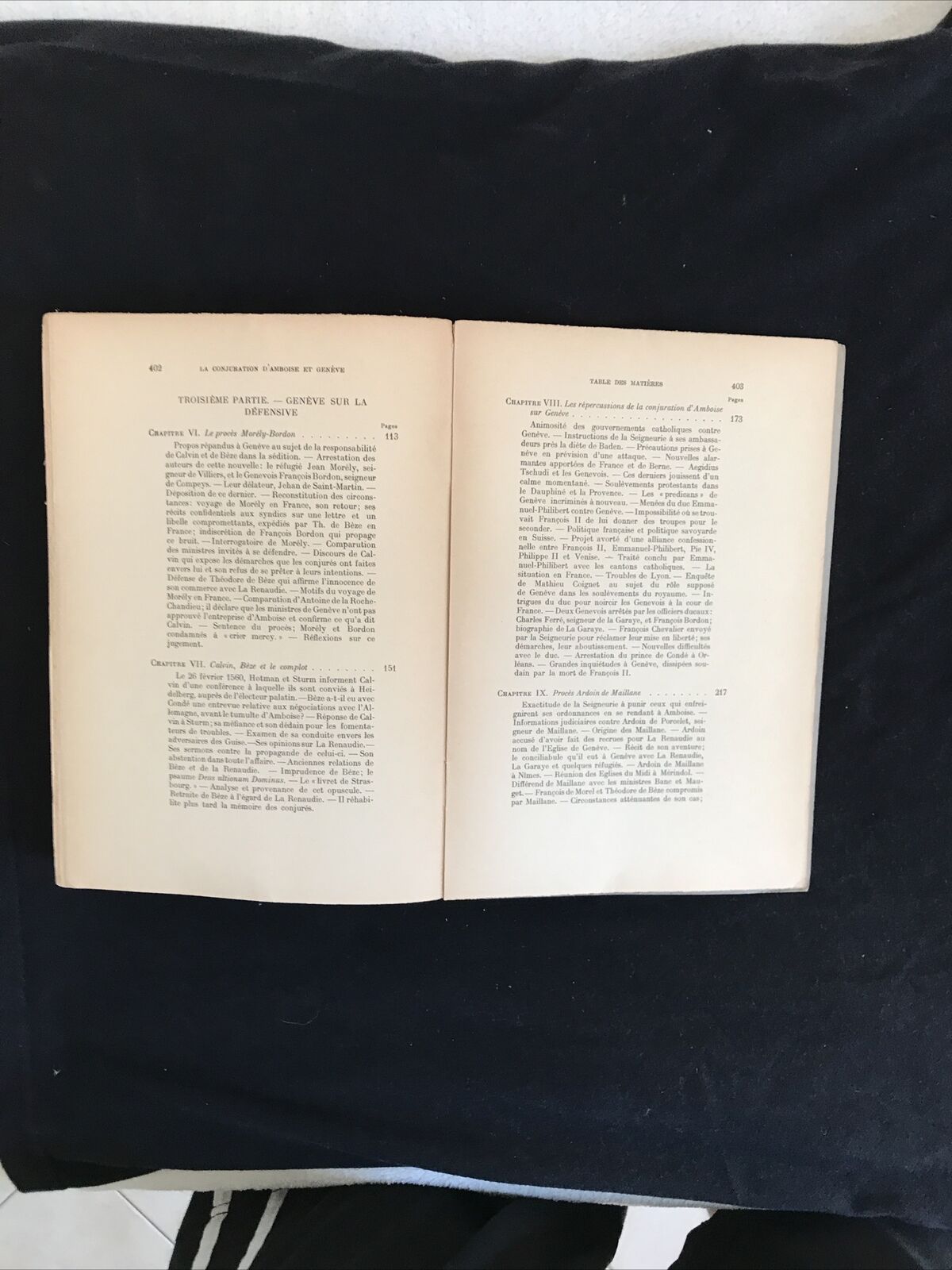 LA CONJURATION D'AMBOISE ET GENÈVE Henry Naef, E. Champion 1922