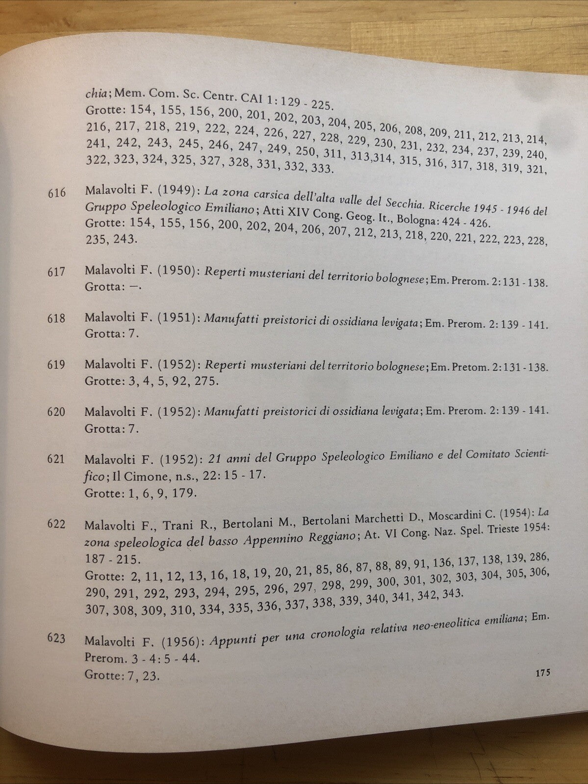 Il catasto delle cavità naturali dell'Emilia-Romagna, orientamenti geomorfologic