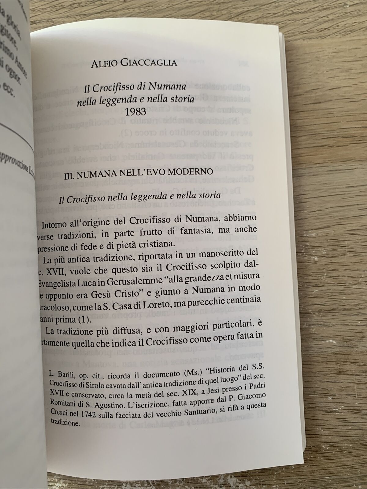 Il Crocifisso di Numana - Fabio Toccaceli. Parrocchia di Cristo Re Numana 1994