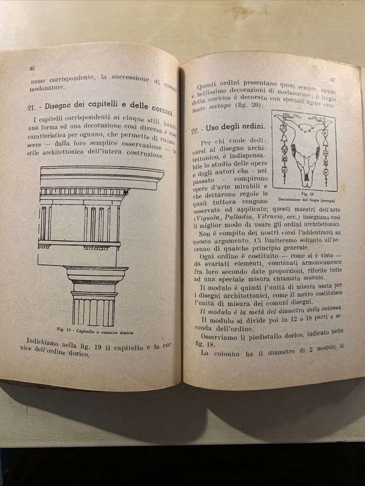 Manuale per l'avviamento all'arte muraria volume II. Bologna 1948 #
