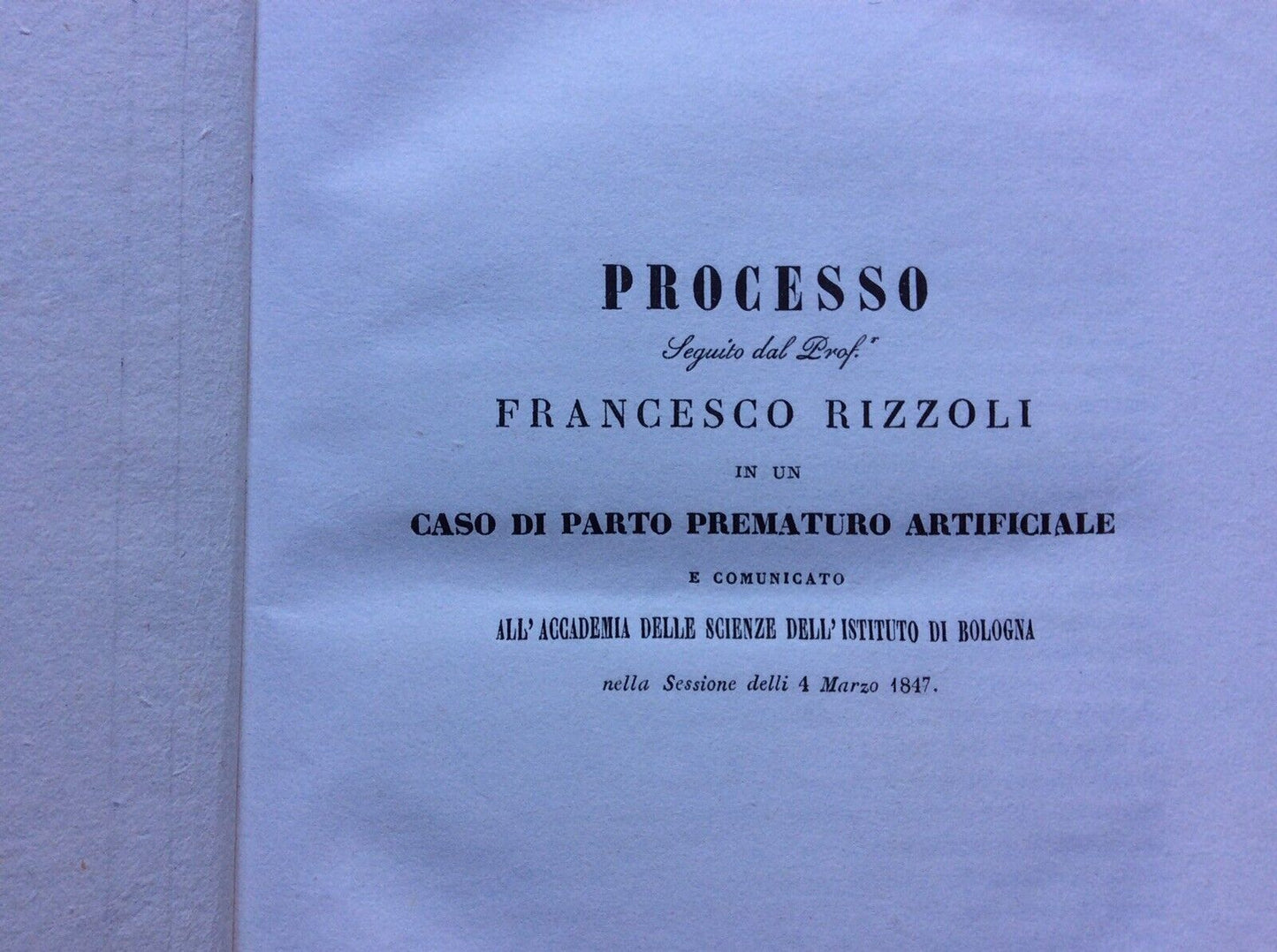 RIZZOLI FRANCESCO BOLOGNA MEMORIE ACCADEMIA DELLE SCIENZE 1847-1879, 29