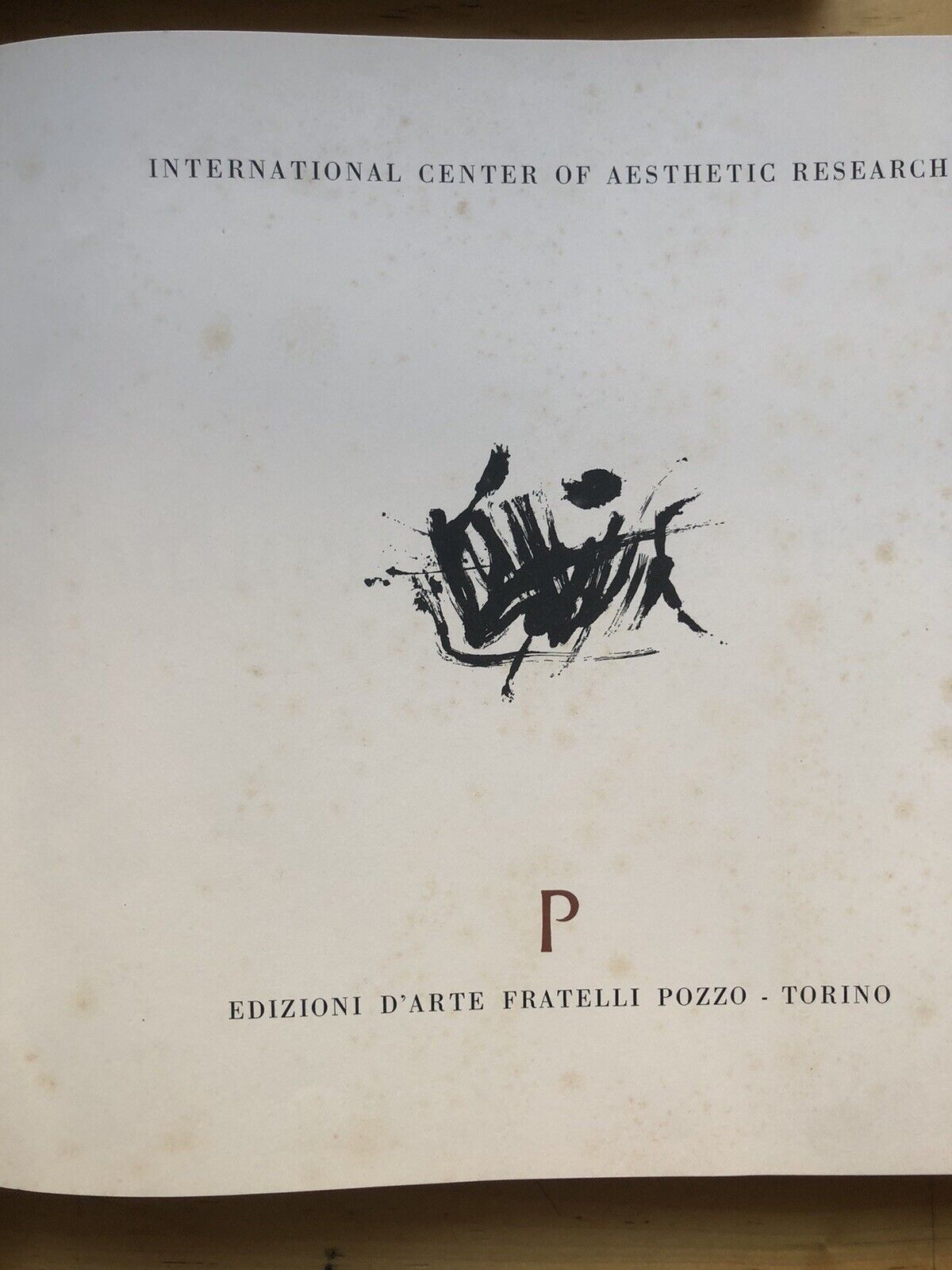 Morphologie Autre - Michel Tapié. Fratelli Pozzo editore 1960