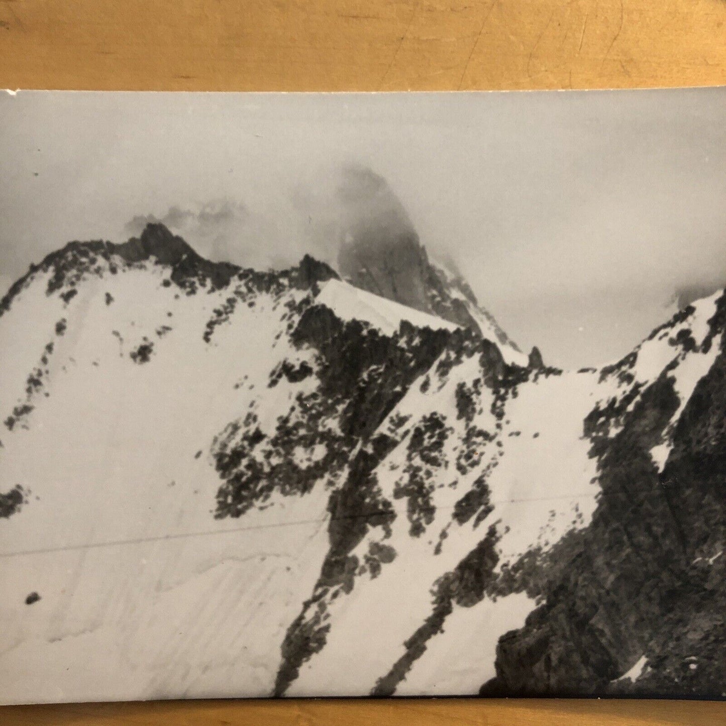 Fotografie GRUPPO DEL MONTE BIANCO - Helbronner, Dente del Gigante anni '50