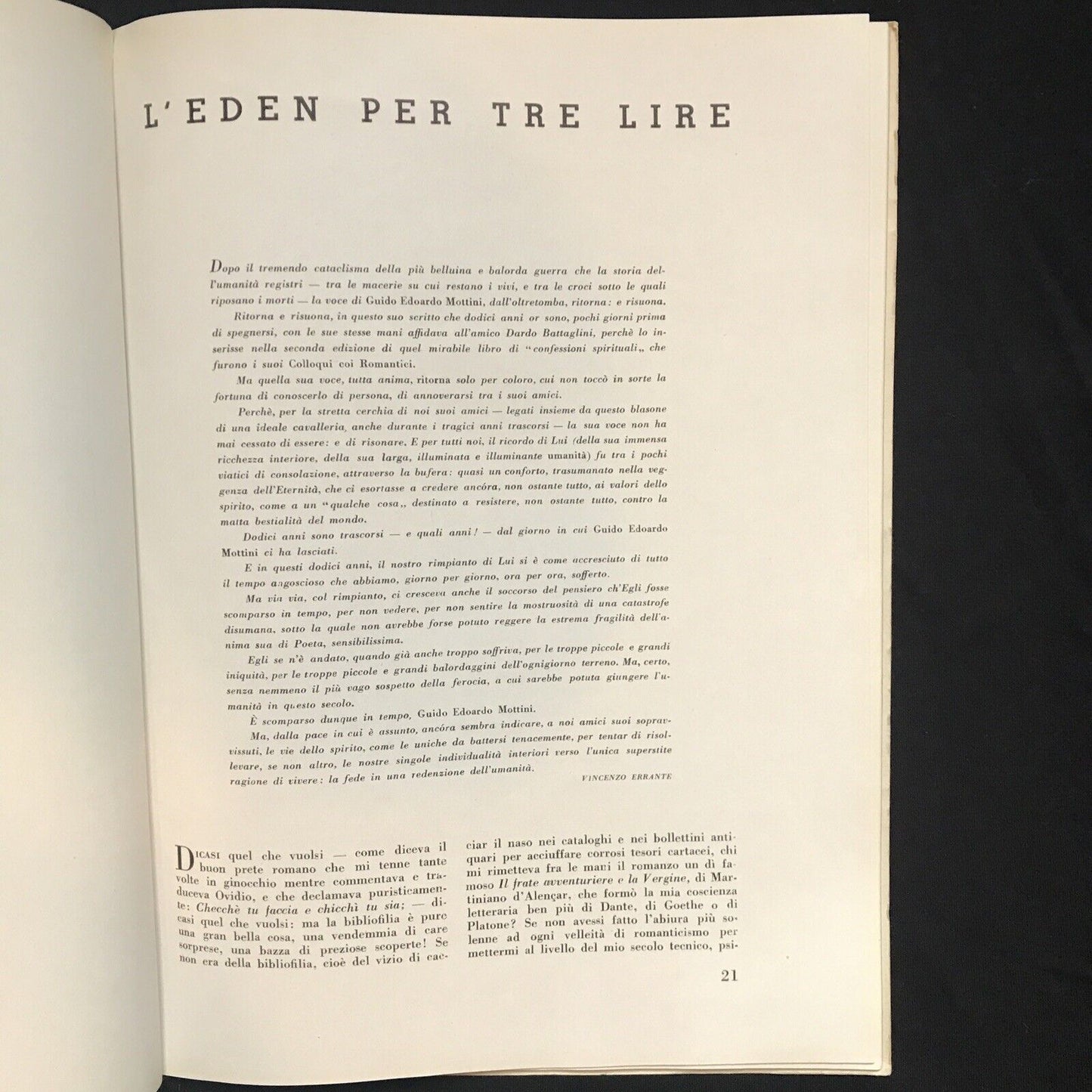 EX-LIBRIS. Le arti del libro. The Arts of the Book. Les arts du livre, 1947