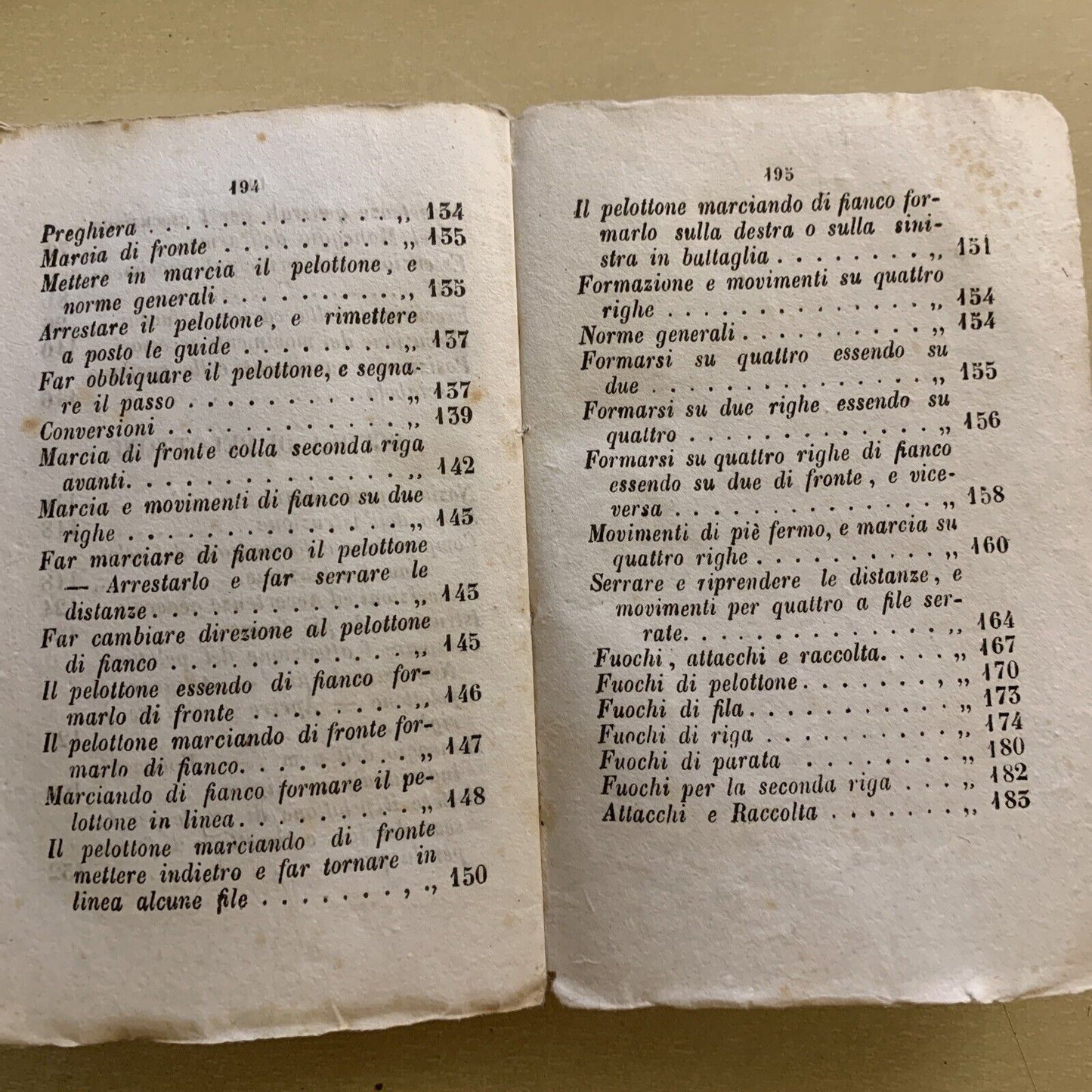 Regolamento sopra l'esercizio e manovre della Infanteria.Scuola del soldato 1859