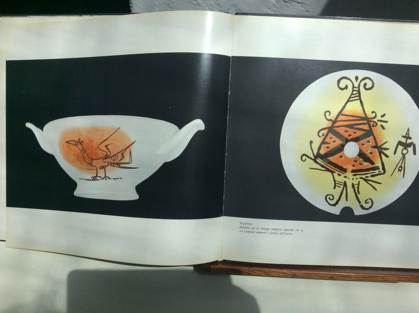 WIFREDO LAM - SERVIZI IN PORCELLANA DECORATI DA. Edizioni fratelli Pozzo 1970
