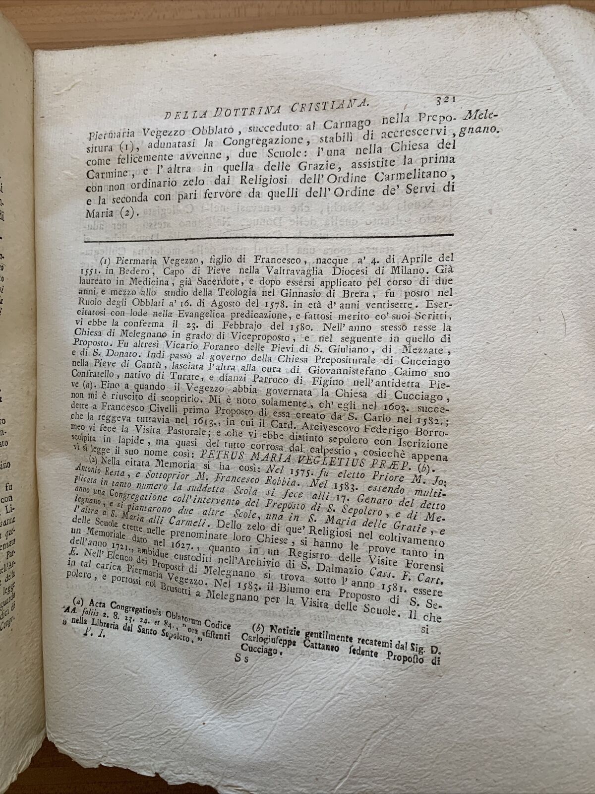 ISTORIA DELLE SCUOLE DOTTRINA CRISTIANA, Giambatista Castiglione PARTE PRIMA1800