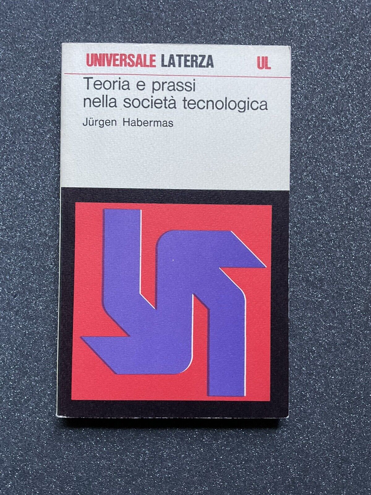 Teoria e prassi nella società tecnologica, Jurgen Habermas. Laterza