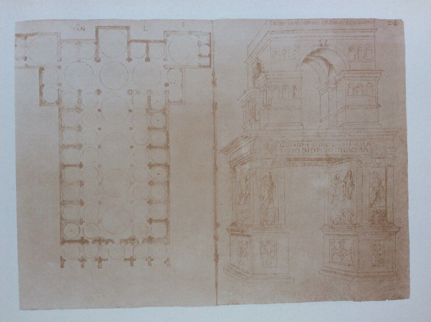 SIENA ,IL TACCUINO SENESE DI GIULIANO DA SAN GALLO , 50 facsimili, anastatica