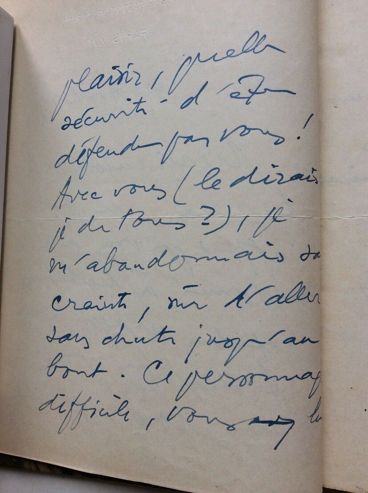 ROLAND. GEORGES LACASSIE. 1923. Autografato e dedica a Jacques Berlioz + lettera