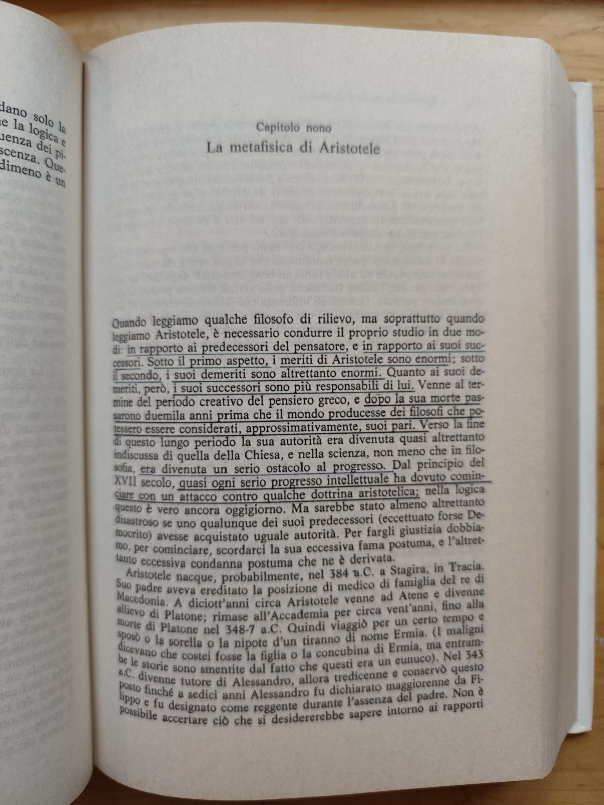 Storia della filosofia occidentale, Bertrand Russel. Longanesi 1983