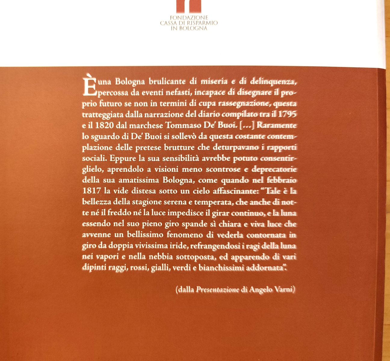 Diario delle cose principali accadute nella Città di Bologna dall'anno 1796 fino
