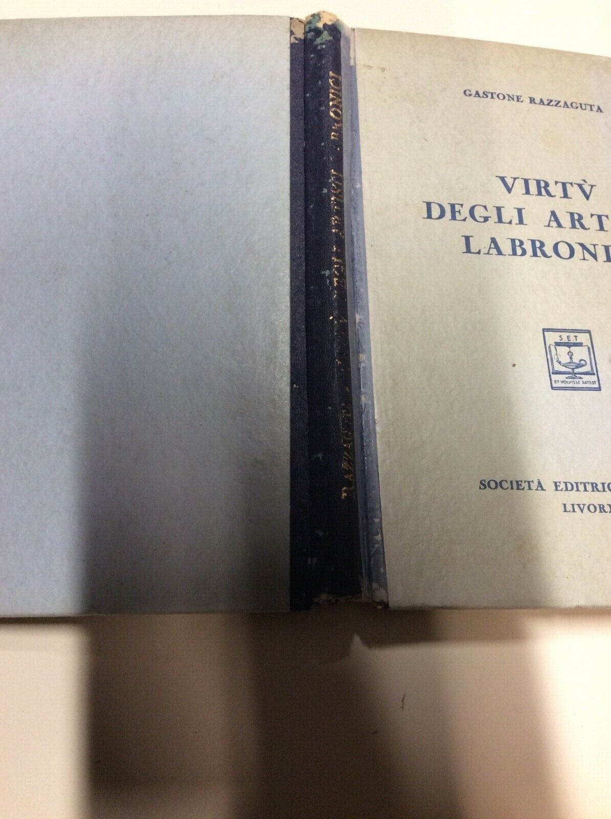 VIRTÙ DEGLI ARTISTI LABRONICI GASTONE RAZZAGUTA LIVORNO 1943