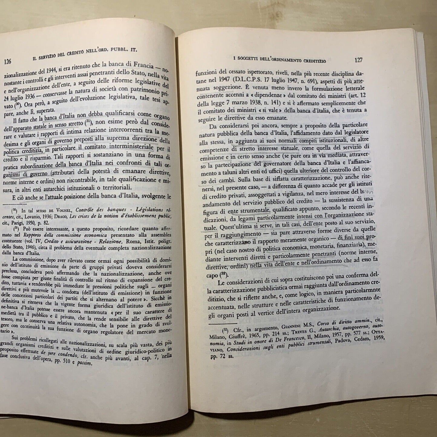 I SOGGETTI DELL'ORDINAMENTO CREDITIZIO, Gustavo Vignocchi - Giuffrè editore 1978