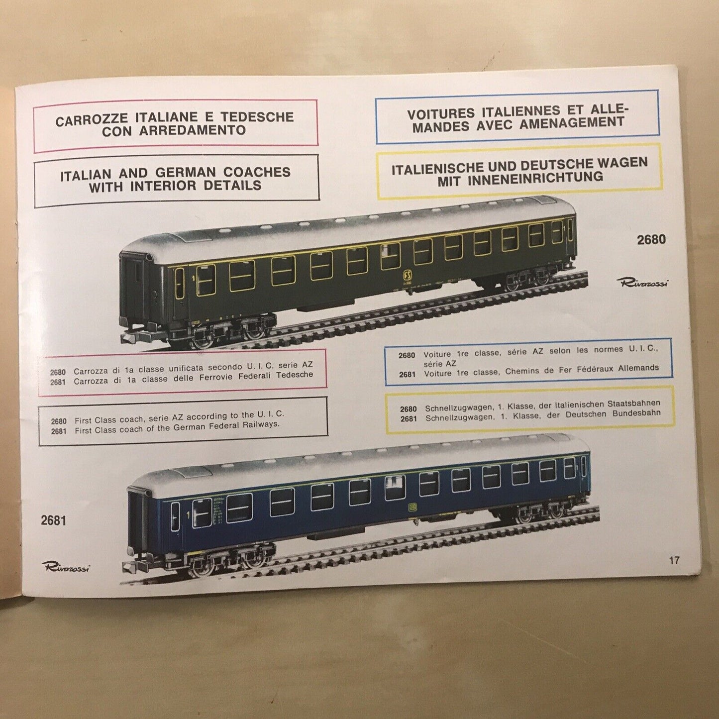 catalogo ATLAS 1968/69 N Gauge 1/160 European Edition