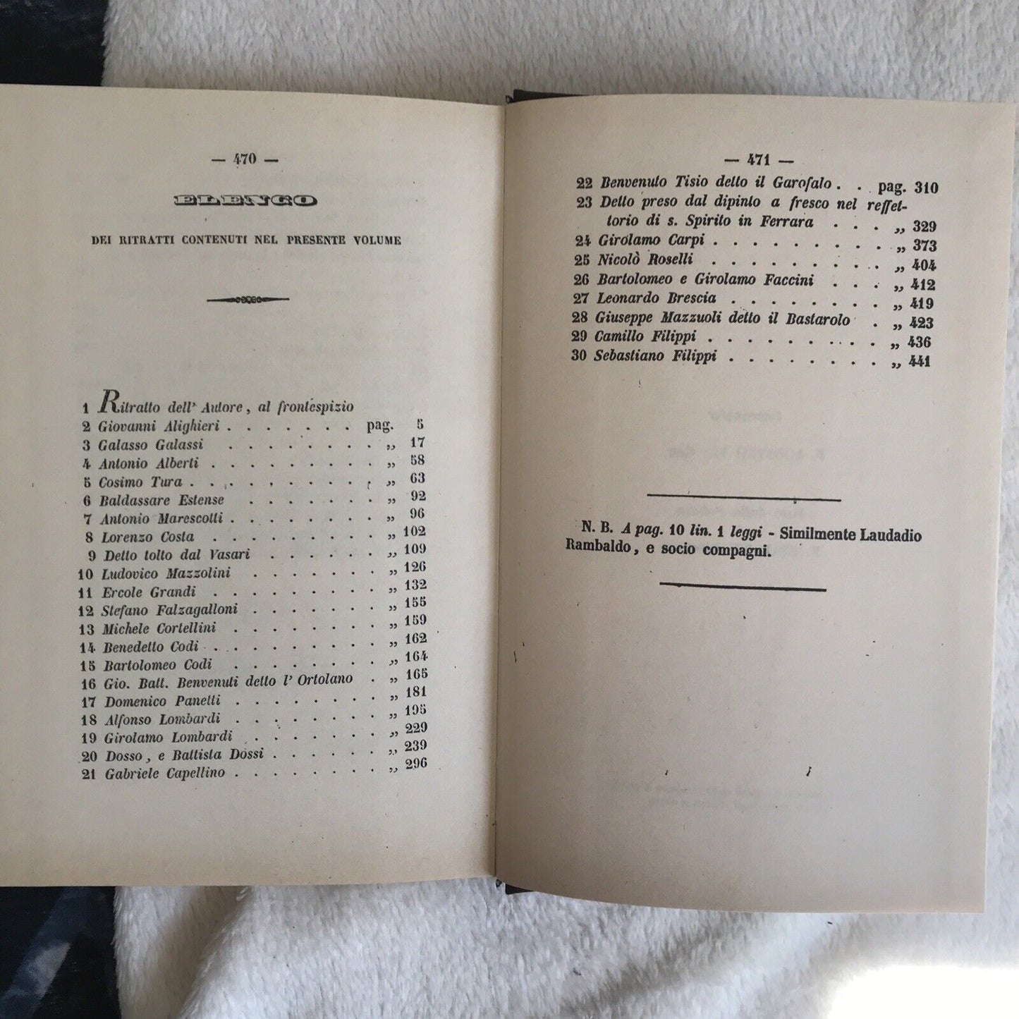 VITE DE' PITTORI E SCULTORI FERRARESI, Baruffaldi Girolamo, A. Forni ed. 2 VOLUM