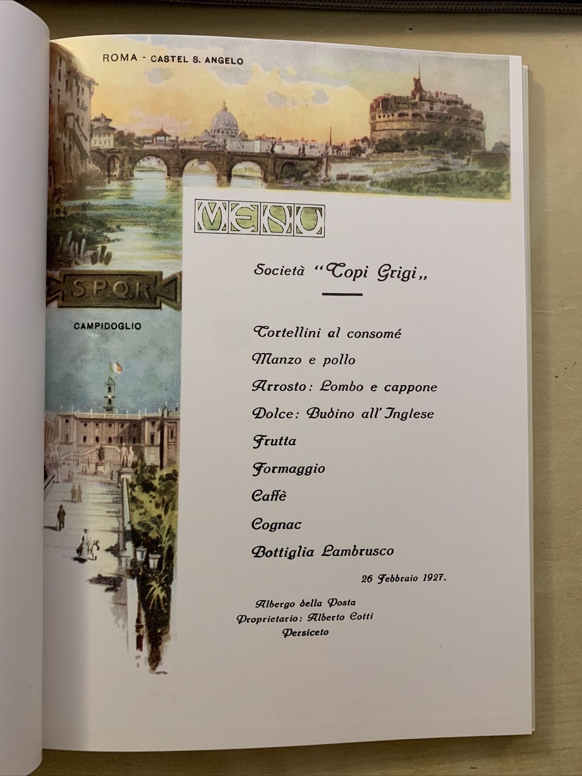 SIMPOSI E SOCIETÀ. Ristorante la Posta. Massimo Zambonelli. FARAP 1975