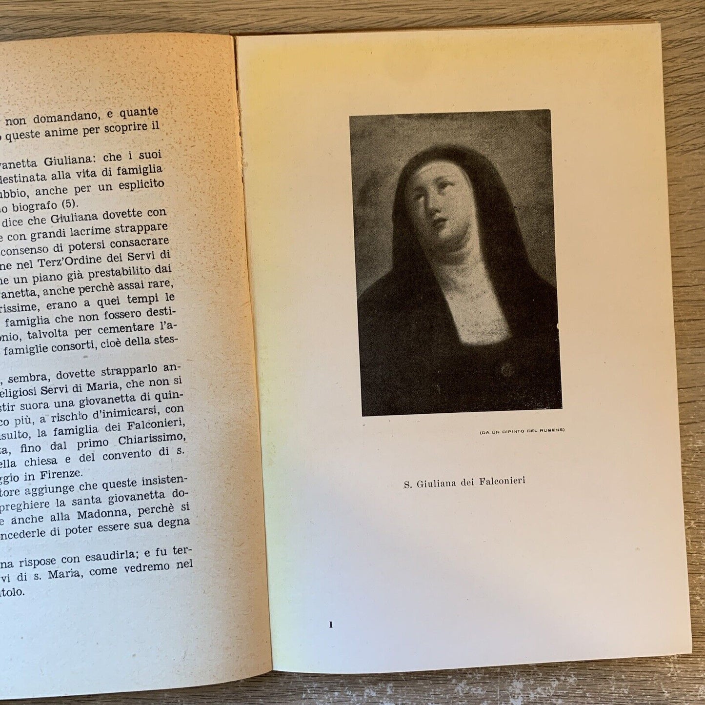 Santa Giuliana dei Falconieri, P. Alessio M. Rossi 1954