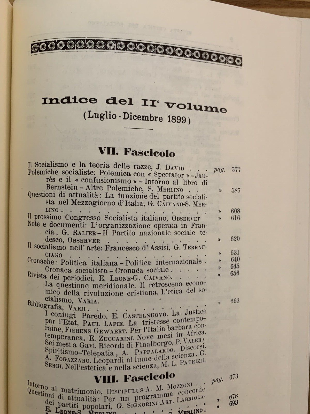 Rivista critica del socialismo, Saverio Merlino 2 volumi XII fascicoli. ristampa