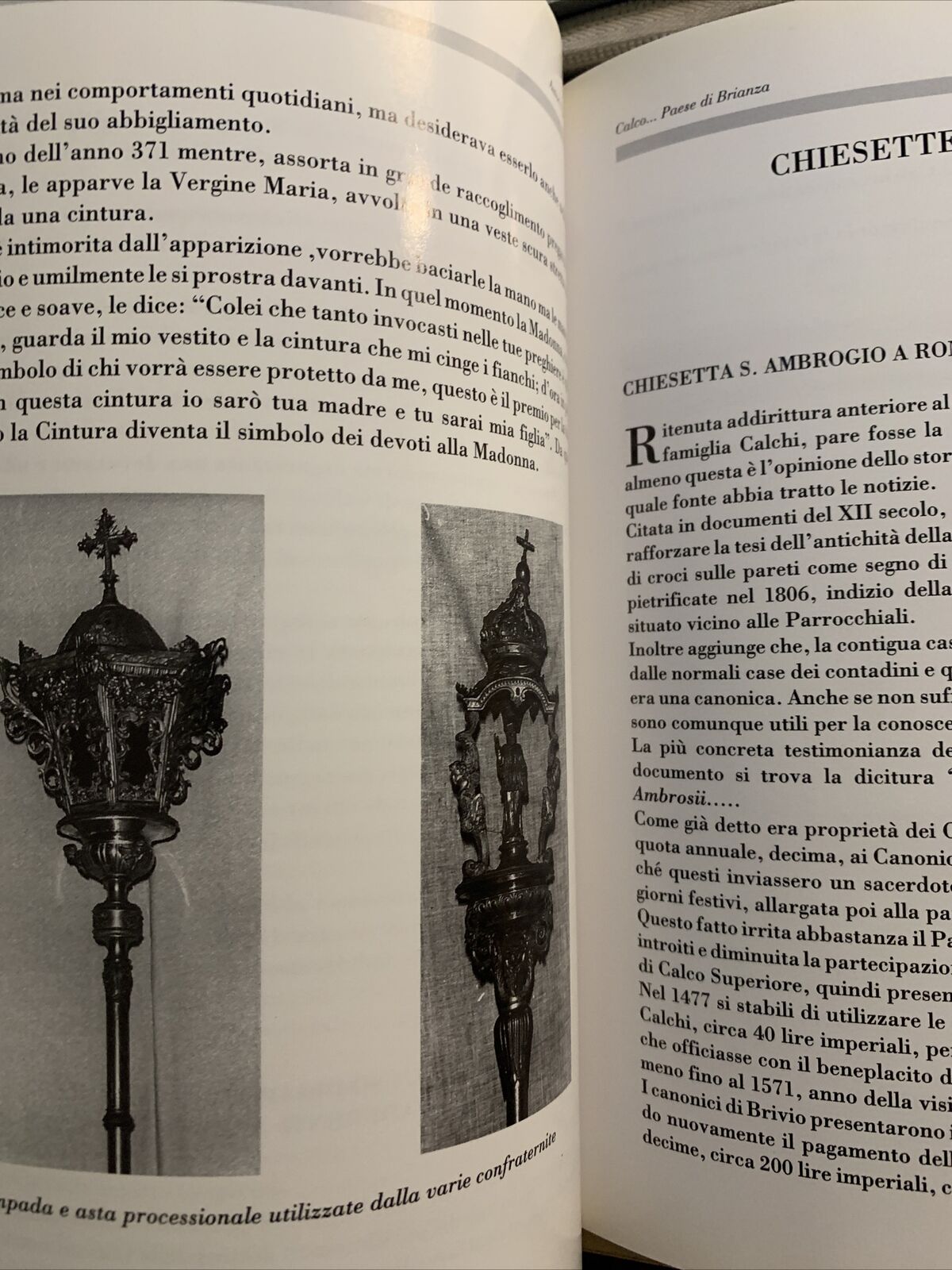 CALCO . . . Paese di Brianza. Autori Vari, Don Carlo Borghi 1998 #