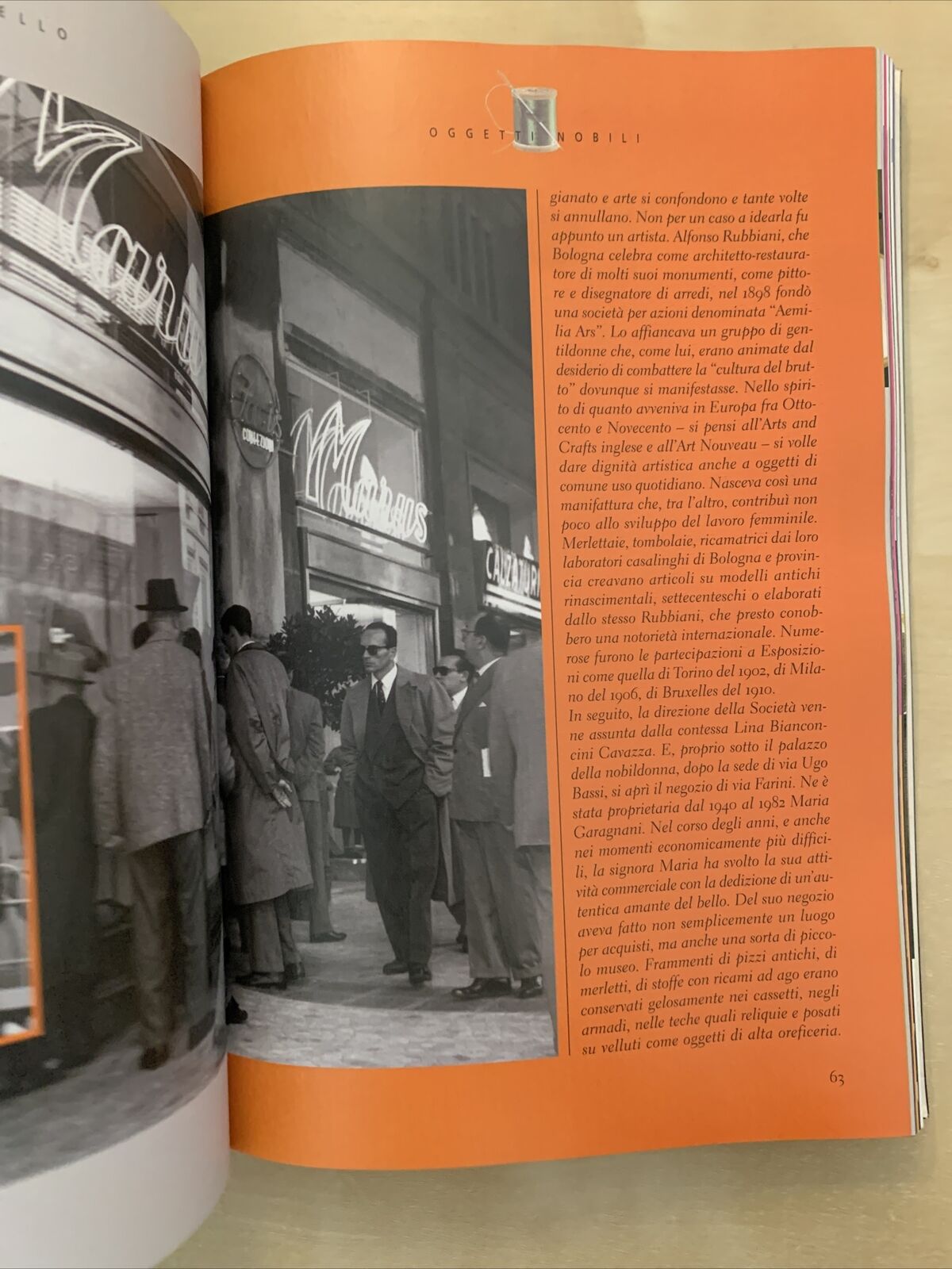 MODA E SOCIETÀ - Giovanna Franci, Mangaroni, Scopri L'Emilia Romagna. Inedita #