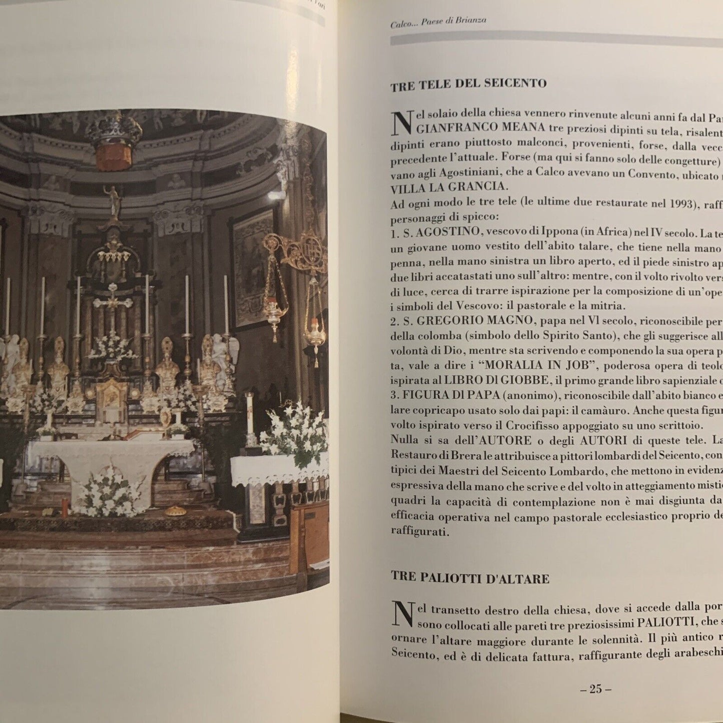 CALCO . . . Paese di Brianza. Autori Vari, Don Carlo Borghi 1998 #