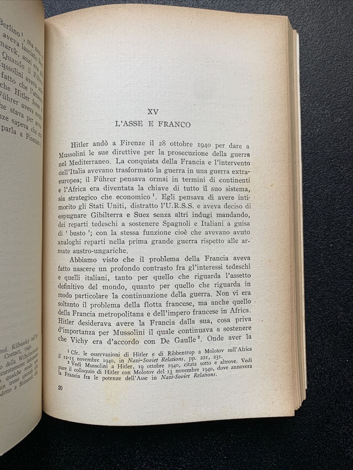 L'asse Roma Berlino - E. Wiskemann, la Nuova Italia 1955 #