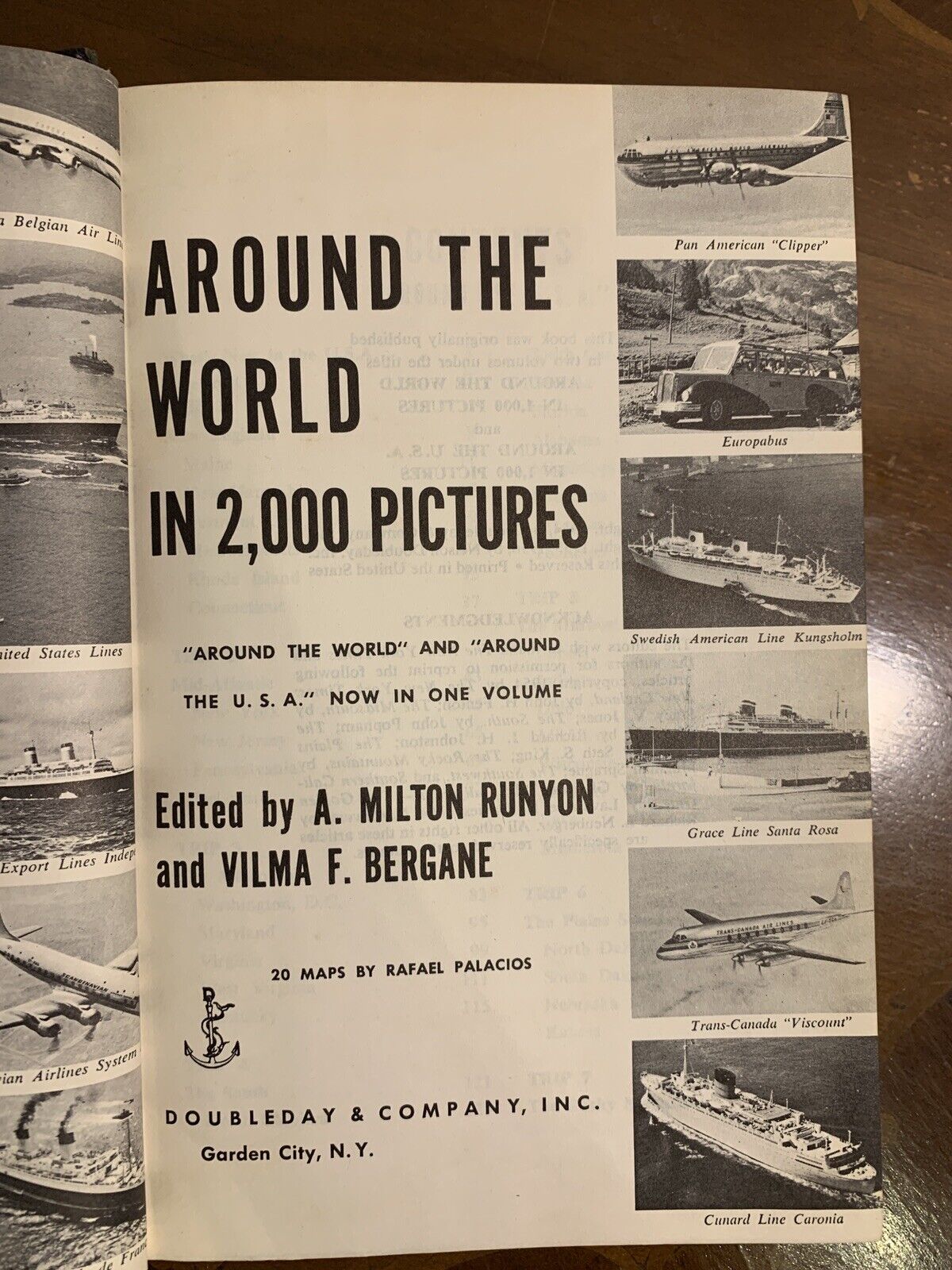 Around the world in 2000 pictures, A. Milton Runyon, Vilma Bergane. 1956