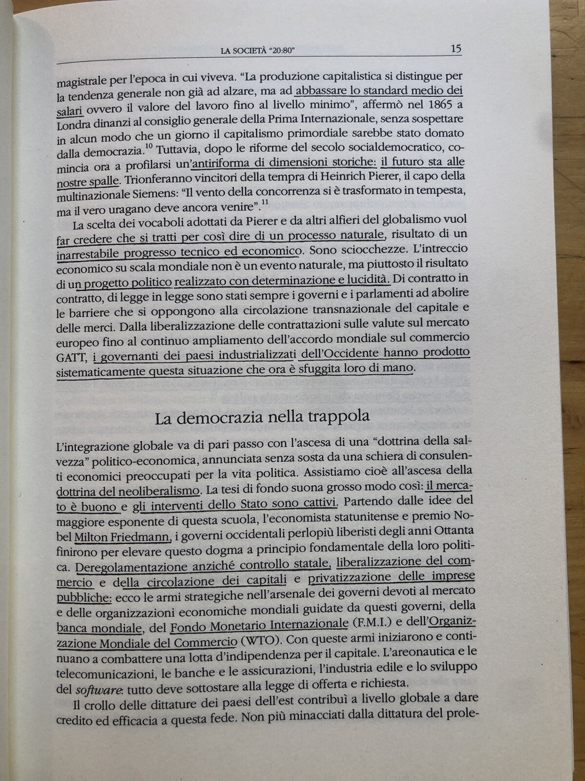 La trappola della globalizzazione, Hans-Peter, Harald Schumann, edition Raetia