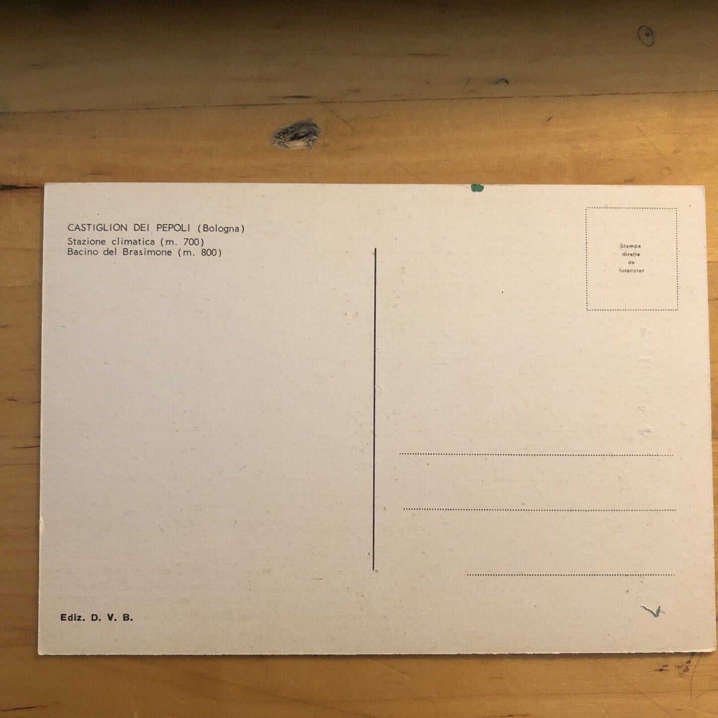 Cartolina BOLOGNA - CASTIGLIONE DEI PEPOLI, NON VIAGGIATA