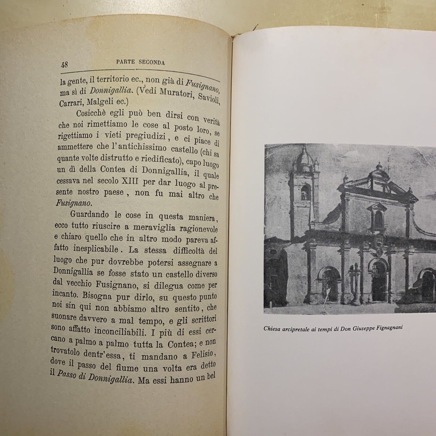 STORIA DI FUSIGNANO - Giuseppe Fignagnani. Atesa editrice 1977
