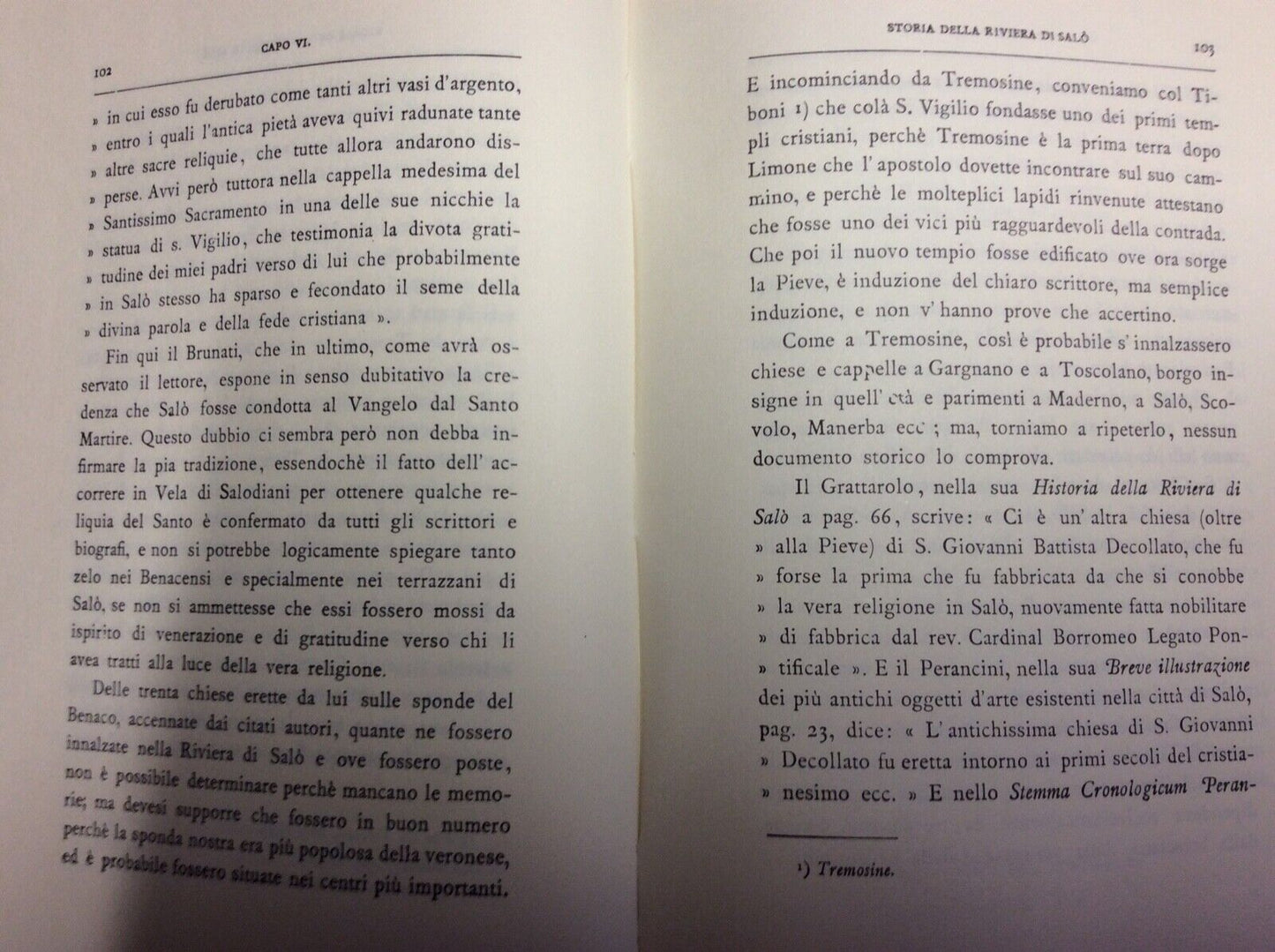 BETTONI F. - STORIA DELLA RIVIERA DI SALÓ, FORNI EDITORE RISTAMPA