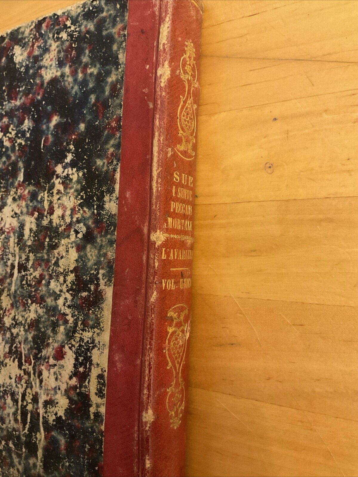 L'Avarizia i sette peccati mortali - Eugenio Sue, Volume unico 1852