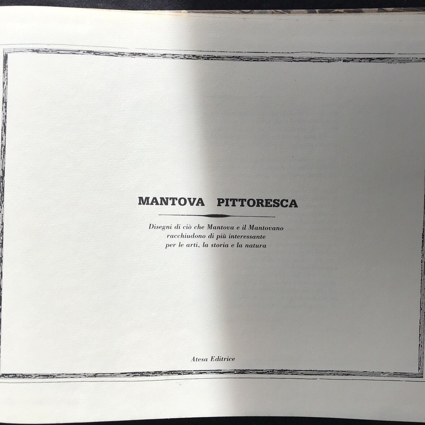 MANTOVA PITTORESCA - disegni di Mantova e Mantovano, Atesa editrice 1986