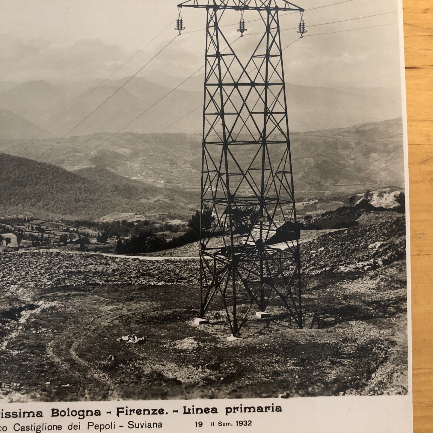 FERROVIE Bologna Firenze, tronco Castiglione dei Pepoli - Suviana, 1932