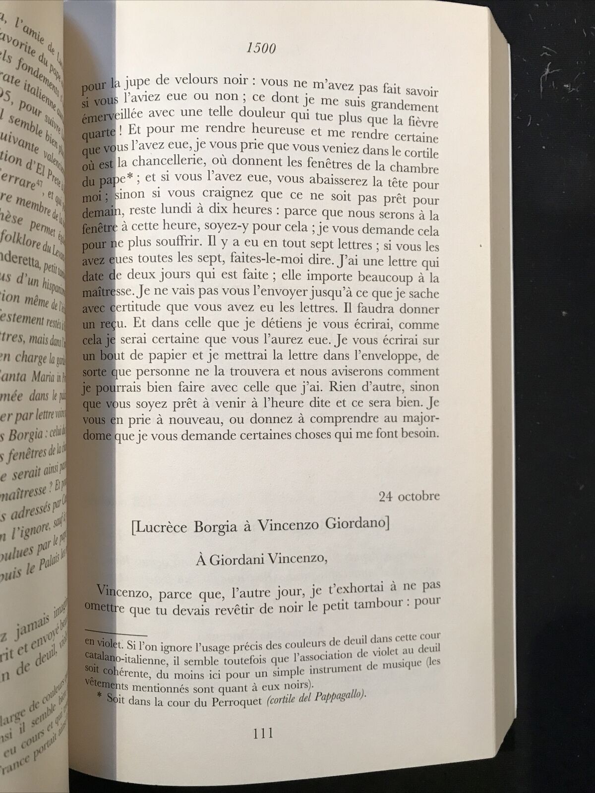 Lucrèce Borgia - Lettres d'une vie - Payot 2014 #