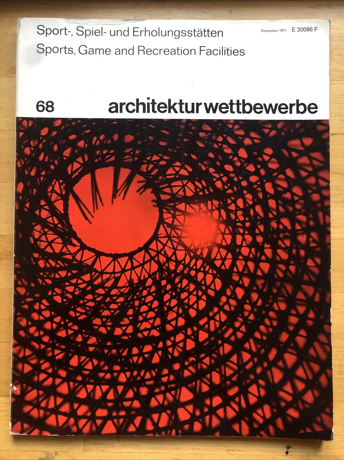 ARCHITEKTUR WETTBEWERBE 68 architecture sports game recreational facilities 1971