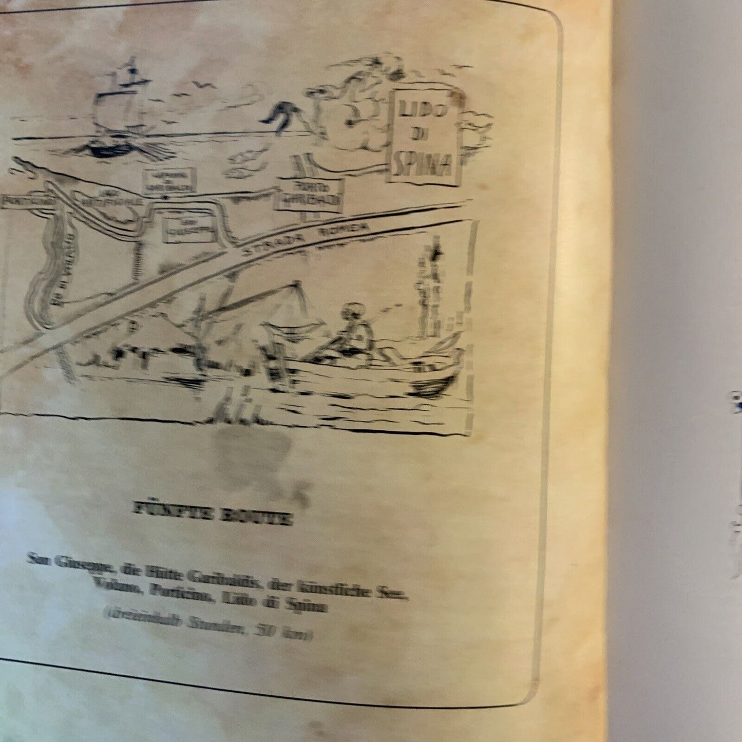 LIDO DI SPINA ITINERARI ROMANTICI. I VADEMECUM. EDIZIONE IN TEDESCO 1966