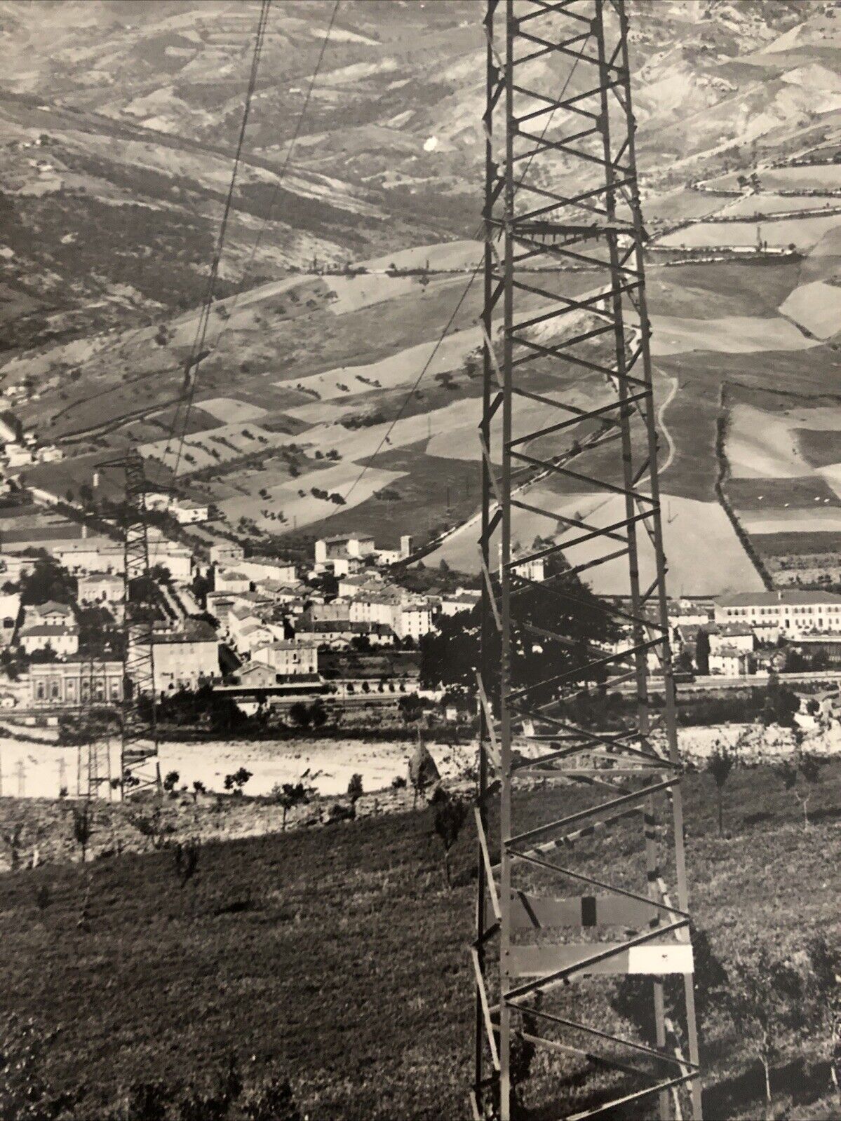 FERROVIE DIRETTISSIMA BOLOGNA FIRENZE. VERGATO GRIZZANA 1932, FOTO ORIGINALE