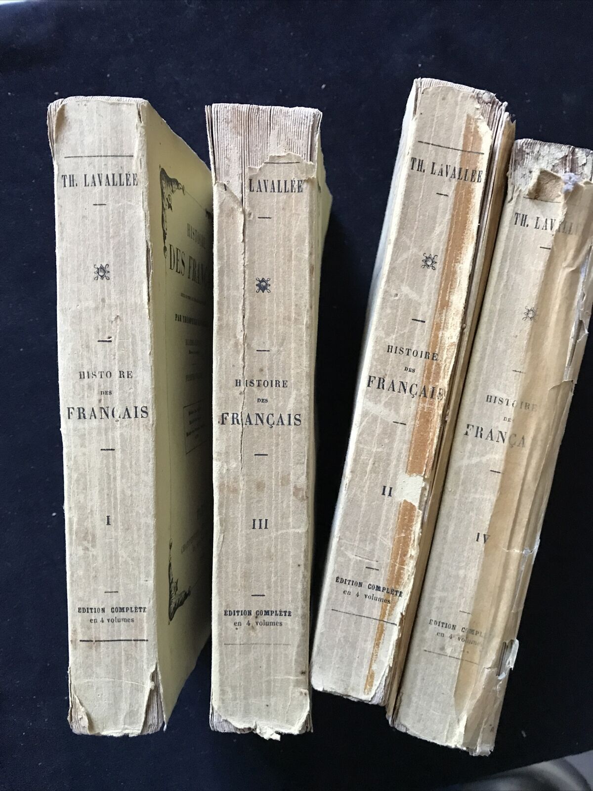 HISTOIRE DES FRANÇAIS depuis temps des gaulois jusqu'en 1830, T. Lavallée 1859