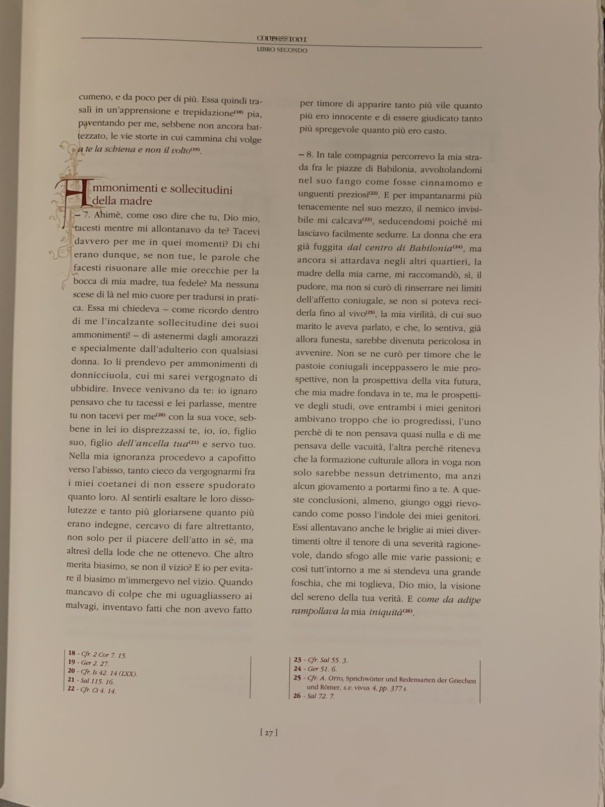 CONFESSIONI - AURELIO AGOSTINO, ALESSANDRO ROMANO. SCRIPTA ART'E', CAPPELLETTI