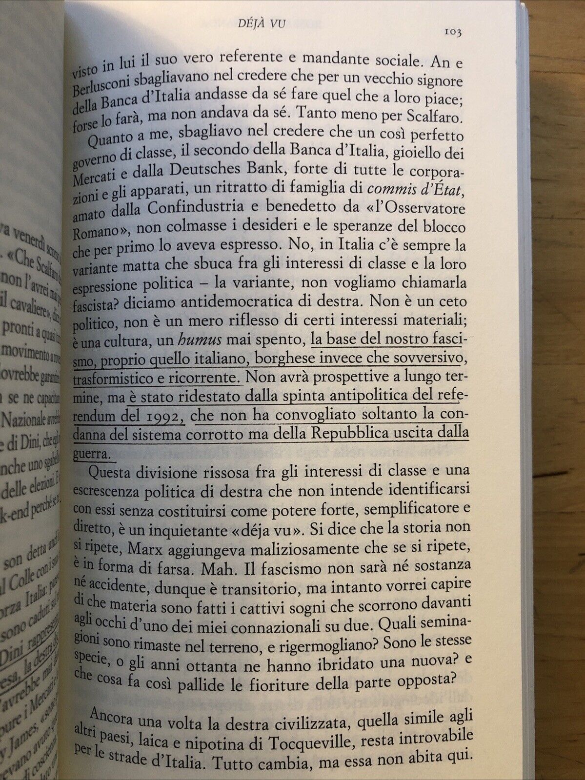 Note a margine - Rossana Rossanda, Bollati Boringhieri 1996